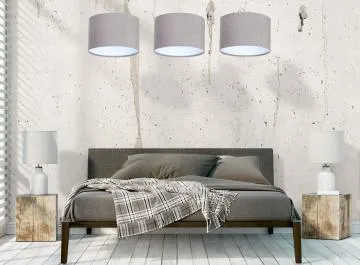 Lampa wisząca HOME 30 szara/biała