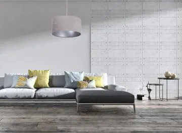 Lampa wisząca HOME 40 szara/srebrna
