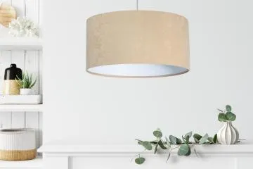 Lampa wisząca HOME 30 beżowa/biała