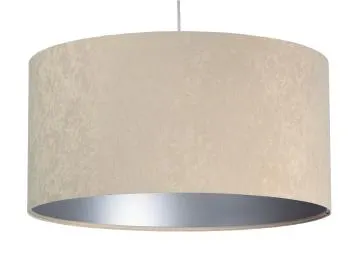 Lampa wisząca HOME 60 beżowa/srebrna
