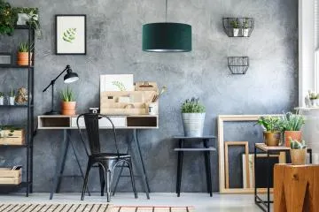 Lampa wisząca HOME 40 zielona/srebrna
