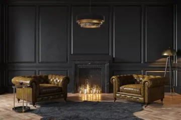 Lampa wisząca TRIO MIX czarna/złota/wielokolorowa