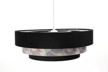 Lampa wisząca TRIO MIX czarna/wielokolorowa