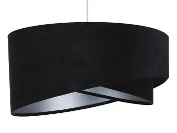 Lampa wisząca GEMSTONE czarna/srebrna