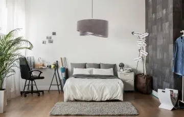 Lampa wisząca GEMSTONE szara/srebrna