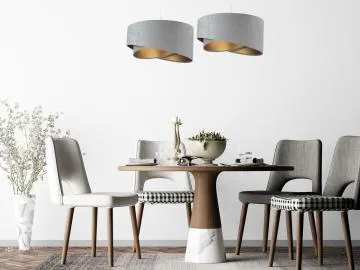 Lampa wisząca GEMSTONE szara/złota
