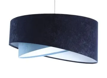 Lampa wisząca THUNDERCLOUD BLUE granatowa/biała