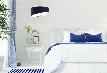 Lampa wisząca THUNDERCLOUD WHITE granatowa/biała