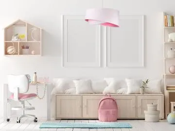 Lampa wisząca DREAMER biała/różowa
