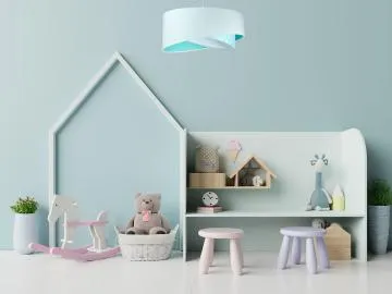 Lampa wisząca DREAMER biała/miętowa