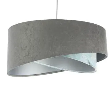 Lampa wisząca GRAY SEA szara/srebrna