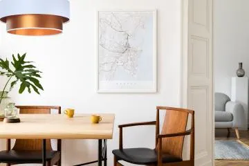 Lampa wisząca DOUBLE WHITE 40 biała/miedziana