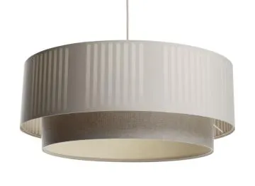 Lampa wisząca DUO LAMI LINE 40x16 kremowa/beżowa