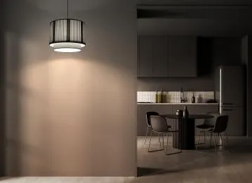 Lampa wisząca DUO LAMI LINE 40 szara