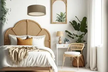 Lampa wisząca ERUTAN RATTAN 40 brązowa
