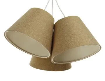 Lampa wisząca ENTURO TRIO żółta