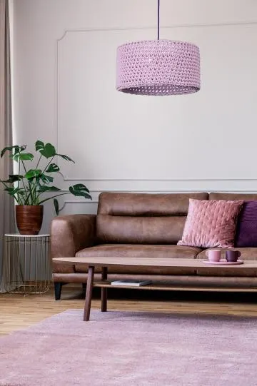 Lampa wisząca COTTON 40 fioletowa