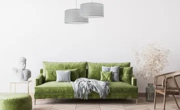 Lampa wisząca NATURAL SILVER 40 jasnoszara