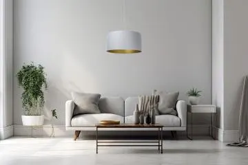 Lampa wisząca MODERN 40 szara/złota