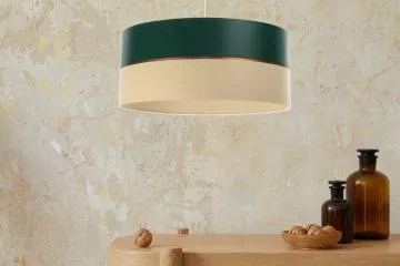 Lampa wisząca SIMPLY GLAMOUR 40 zielona/kremowa