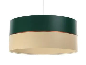 Lampa wisząca SIMPLY GLAMOUR 60 zielona/kremowa