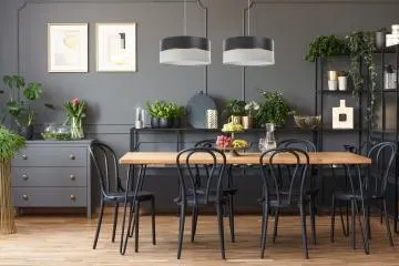 Lampa wisząca SIMPLY GLAMOUR 60 jasnoszara/ciemnoszara