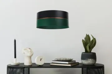 Lampa wisząca SIMPLY GLAMOUR 60 zielona/czarna