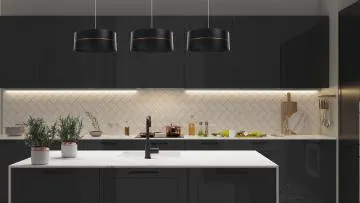 Lampa wisząca SIMPLY GLAMOUR 40 czarna