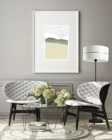 Lampa stojąca SIMPLY GLAMOUR biała