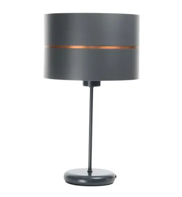 Lampa stołowa SIMPLY GLAMOUR grafitowa