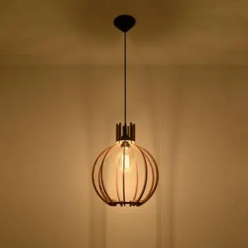 Lampa wisząca ARANCIA naturalne drewno