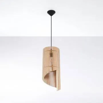 Lampa wisząca ALEXIA drewniana