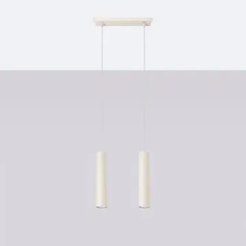 Lampa wisząca LAGOS 2 beżowa