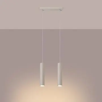 Lampa wisząca LAGOS 2 beżowa
