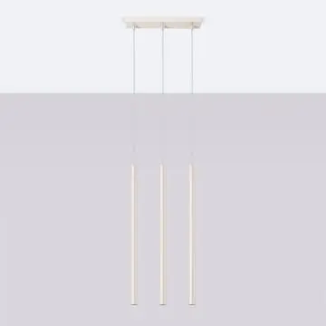 Lampa wisząca PASTELO 3 beżowa