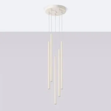 Lampa wisząca PASTELO 5P beżowa