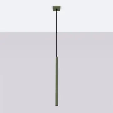 Lampa wisząca PASTELO 1 zielona oliwka