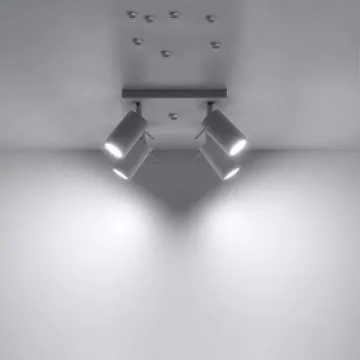 Plafon RING 4 biały