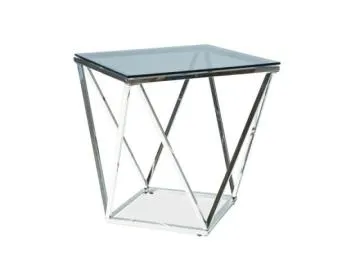 Ława SILVER B 50x50 srebrna