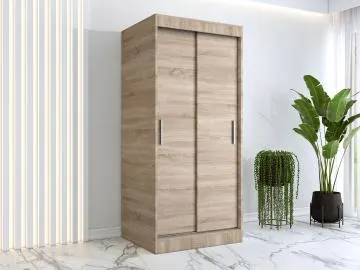 Szafa przesuwna MODUO COMFORT 90 dąb sonoma gładka