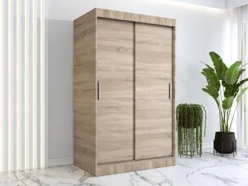 Szafa przesuwna MODUO COMFORT 120 dąb sonoma gładka
