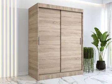 Szafa przesuwna MODUO COMFORT 150 dąb sonoma gładka