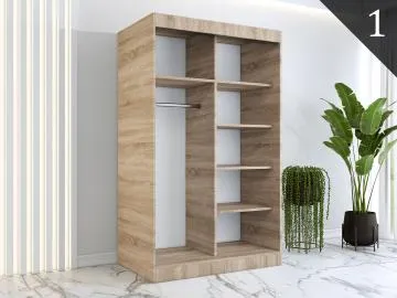 Korpus szafy MODUO COMFORT 120 dąb sonoma