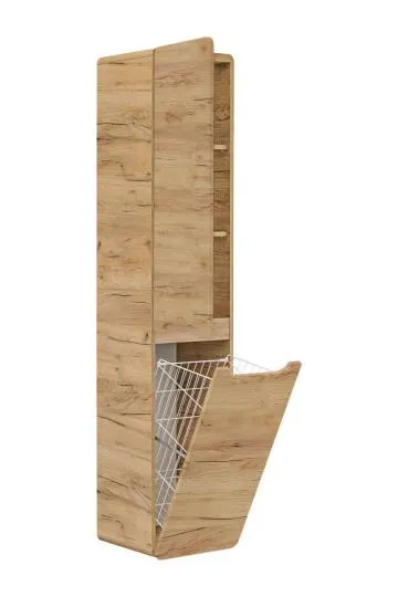 Szafka łazienkowa ARUBA CRAFT 804 35 cm dąb craft z koszem