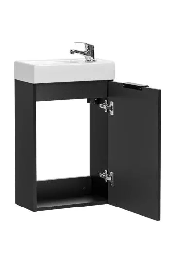 Szafka pod umywalkę ADEL BLACK 82 40cm czarny mat
