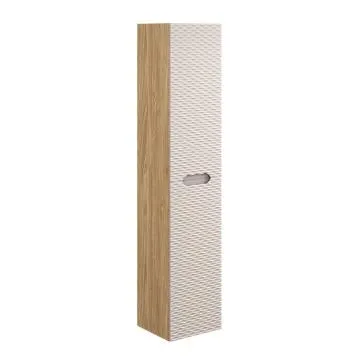Szafka łazienkowa OCEAN BEIGE 80-01-2D 35cm dąb olejowany/beżowa