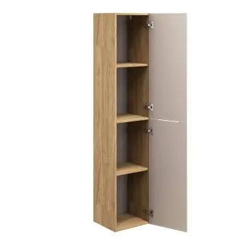 Szafka łazienkowa OCEAN BEIGE 80-01-2D 35cm dąb olejowany/beżowa