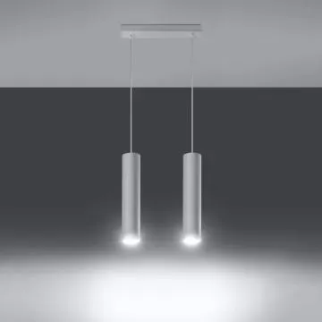 Lampa wisząca LAGOS 2 biała