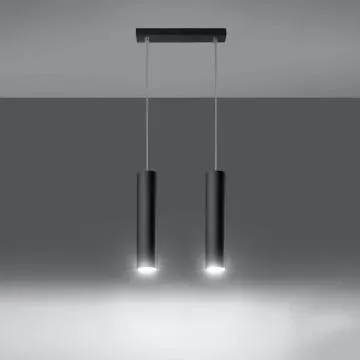 Lampa wisząca LAGOS 2 czarna
