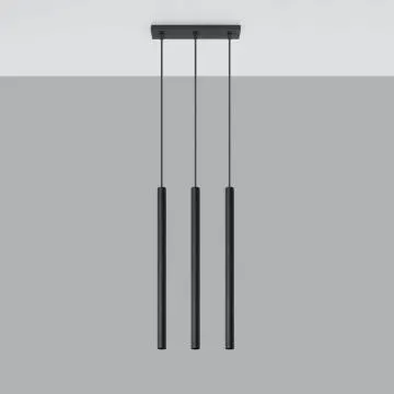 Lampa wisząca PASTELO 3 czarna